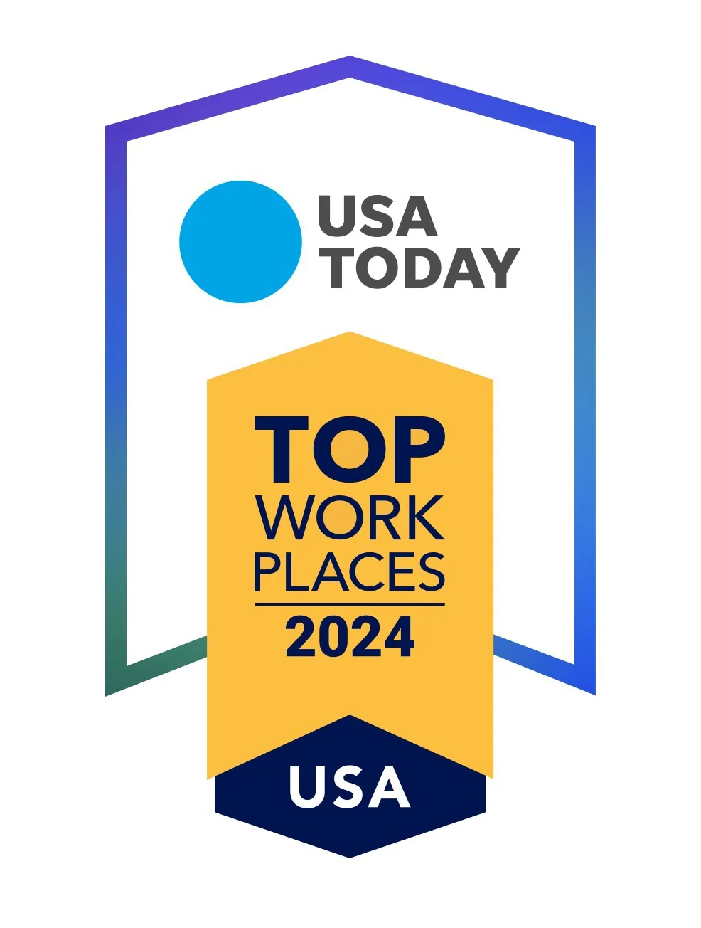 LCS 2021 Top Workplaces USA award logo with company name