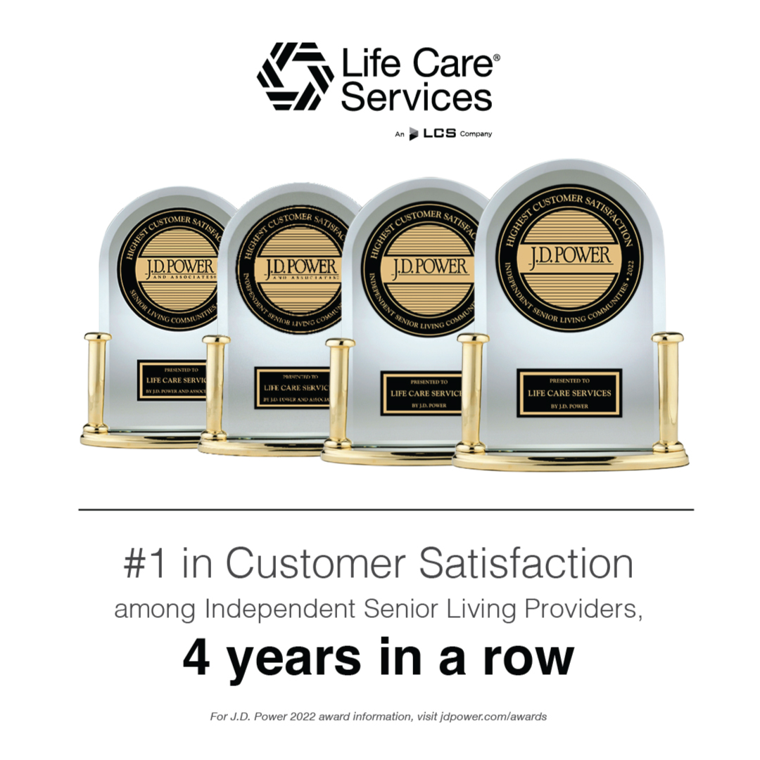 Four J.D. Power awards won by Life Care Services for highest customer satisfaction