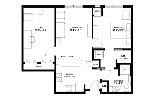 Independent Living floor plan sycamore